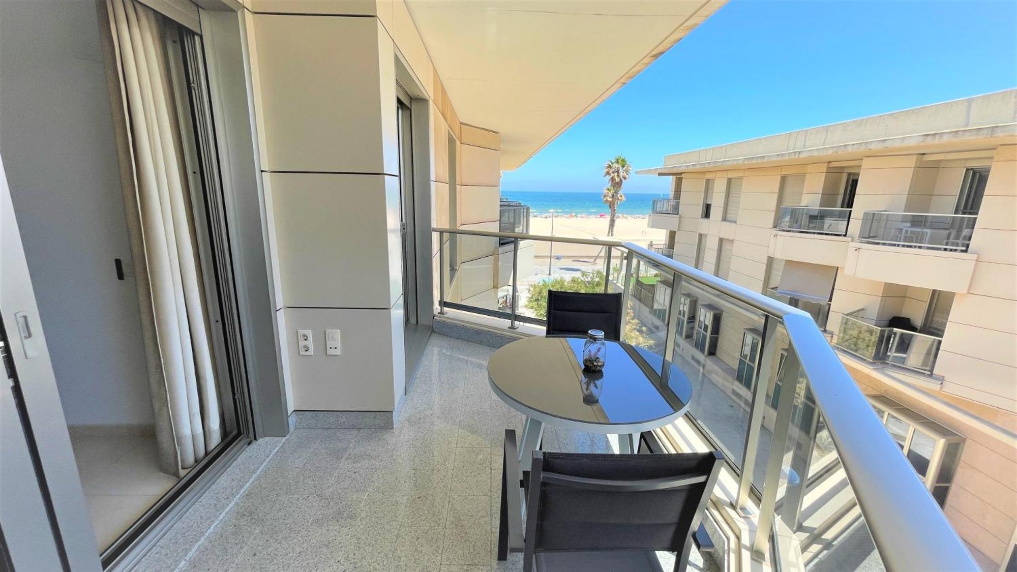 Beach Valencia Luxury A40-35 Apartment With Terrace And Sea Views Экстерьер фото