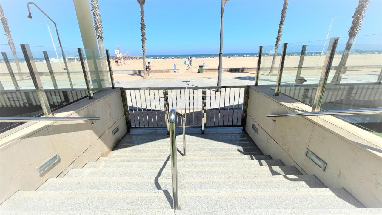 Beach Valencia Luxury A40-35 Apartment With Terrace And Sea Views Экстерьер фото
